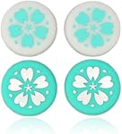Thumb Grip Caps, 4Pcs Soft Silicone Joystick Caps with Anti Slip Design for Switch, Switch Lite, Switch OLED, Easy to Install, Replacement Thumb Stick Grips