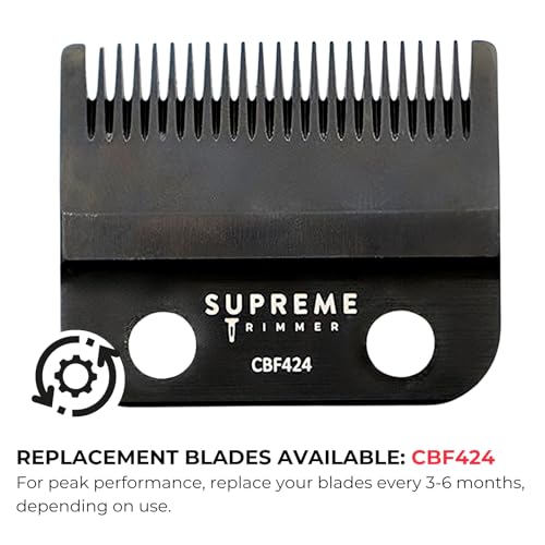 Image of Supreme Trimmer 2-in-1 Pro Clipper & T-Shaper Combo | Professional ST5200 Beard Trimmer STC5030 Hair Clipper Barber Kit | Gold
