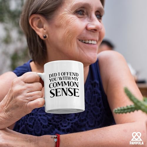 Taza cerámica blanca de 11 oz con diseño divertido miniatura 6