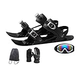 Matériaux de qualité supérieure: Fabriqués en ABS haute résistance, en nylon et en alliage d'aluminium, nos skis de fond Short Snowskates Snowblades offrent durabilité et fiabilité. Conçus for des virages faciles, un bon équilibre et une glisse fluide dans les deux sens sur la neige.