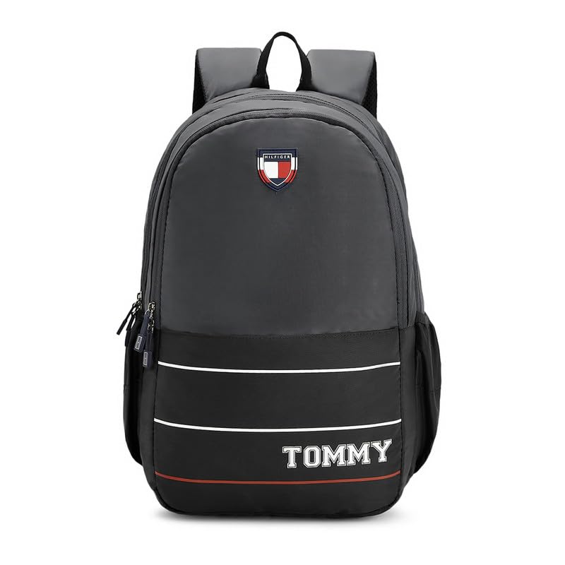 See full amazon price history chart for Tommy Hilfiger Zaire Unisex Polyester Laptop Backpack - Grey + Black Tommy Hilfiger Zaire Unisex Polyester Laptop Backpack - Grey + Black (B0CJ33Z4K4) Amazon Price History, Amazon Price Tracker