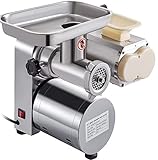 Elektrische Fleischwolf 160 kg / h Gewerblicher Fleischschneider Edelstahl 1100w Fleischschneidemaschine Fleischwolf Gewerblicher Hochleistungswursthersteller Mühle Fleischwolf für gewerbliche, hausg