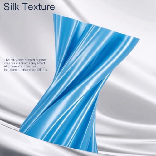 Image of 250G Silk PLA 3D Printer Filament 1.75mm Filajoy3D 3D Printing Filament Dimensional Accuracy + /- 0.03mm for Most FDM 3D Printers,Blue