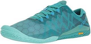 Merrell Women's Vapor Glove 3 Trail Runner, Baltic, 8 M US
