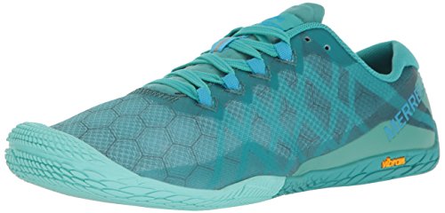 Merrell Women's Vapor Glove 3 Trail Runner, Baltic, 8 M US