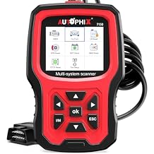AUTOPHIX 7150P+ OBD2 Scanner Fit for Ford Lincoln Mercury, Full System Diagnostic Tool with All Reset Service, Full OBD2 Code Reader with Battery Registration ABS Bleeding Oil EPB ETC Reset