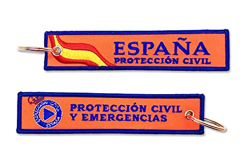Tacro Llavero Protección Civil y Emergencias España Bordado