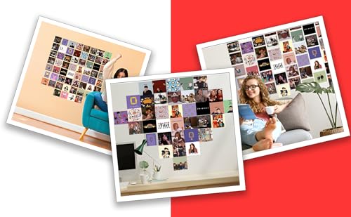 Image of VEENSHI Pack of 54 Friends Vintage Wall Collage Kit Friends TV Show Wall Room Decor Photo Collage Kit Vintage 90s Friends Photos Ross