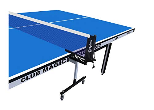 Image of Koxtons Premium Table Tennis Table-Club MAGIC-19mm (Free TT Cover+ 2 BAT + 3 Balls+Wrist Band), multicolour