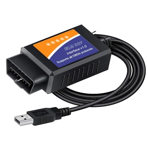 Cable OBD2 Elm 327 FORS-CAN modificado con interruptor HS-CAN MS-CAN y chip FTDI para Ford