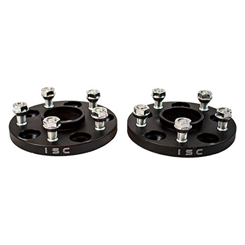 ISC Suspension WSLX15B Black 15mm Wheel Spacer (Lexus/Toyota 5x114.3 Hub Centric (60 Hub Bore), 1 Pack