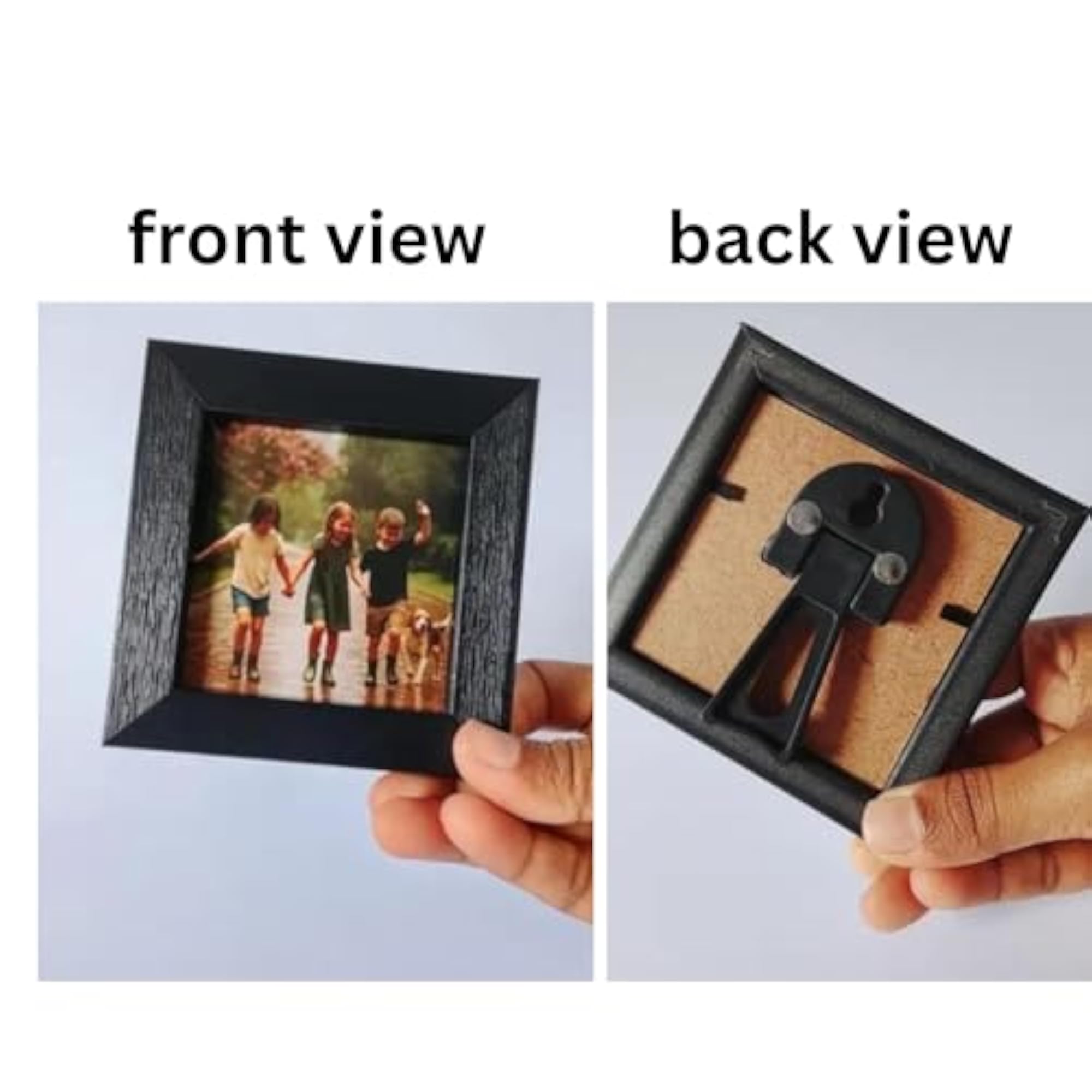 Customizable Black Table Top Photo Frame