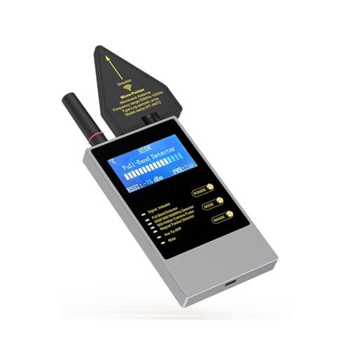 Boyuan Detector De Cámara Espía, Portátil Detector, Señal RF Inalámbrico Detector Bug Detector, Detector De Bichos GPS De Señal Inalámbrico Detector Para Viajes Hoteles Automóviles Baños Oficinas