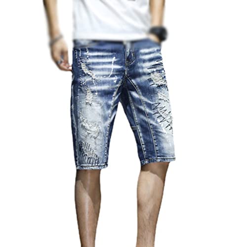 Shorts en jean homme déchiré pour un style estival décontracté