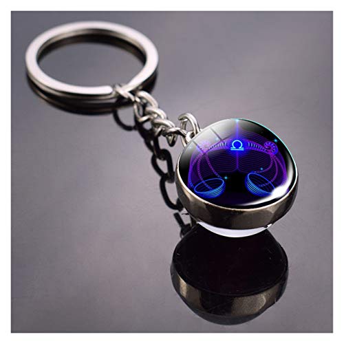 JIAHUI Porte-clés tendance avec 12 constellations Cover