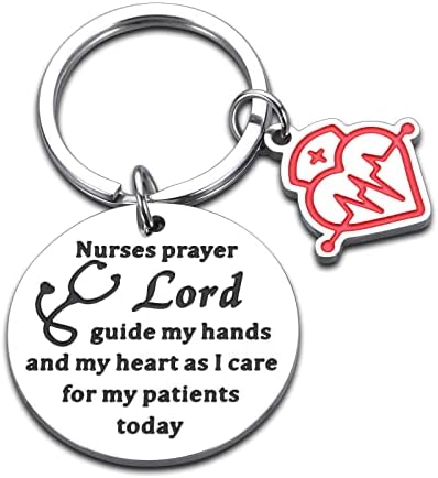 Nurse Gifts for Women Nurse Appreciation Keychain Gifts for RN Nurses Practitioner Nursing School Students Graduation Birthday Nurse's Day Nurse's Week Gifts Bulk Patient Care Technician Accessories