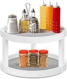 【Zuverlässige Stabilität】: Das Gewürzregal besteht aus unzerbrechlichem und BPA-freiem Kunststoff, ist umweltfreundlich und langlebig. Darüber hinaus ist die leistungsstarke Struktur für eine Kapazität von bis zu 20 kg ausgelegt.