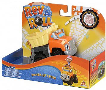 Rev & Roll Power Up Motorised Vehicle - Power-Up Tipper