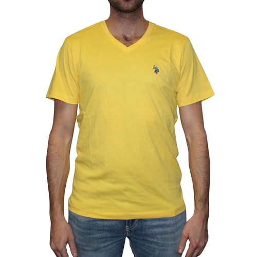 Image of U.S. Polo Assn. Men's Solid V‑Neck T-Shirt