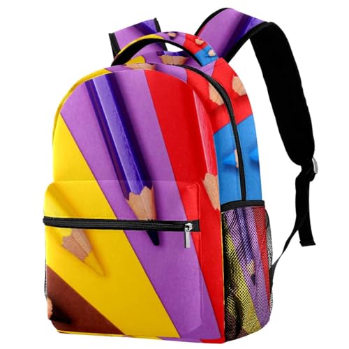 Sac à dos d'école grand format et sac de voyage décontracté mixte