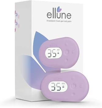 Paingone - Ellune - Pocket Sized Period Pain Relief Device - Instant Period Cramps Pain Relief Purple