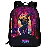 MF Music Doom Backpack for Men Women Lightweight Travel Laptop Backpack Large Carry on Backpack Casual Daypack for Business Work Notebook Trip