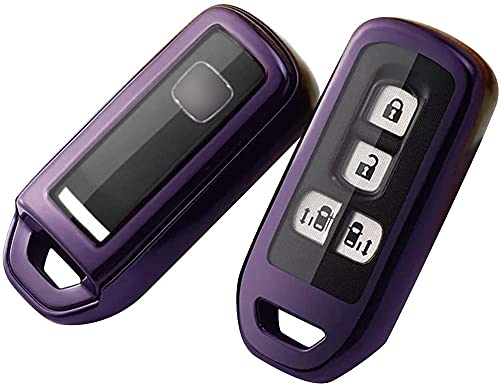 yoshinari N-BOXカスタム N-BOX+ プラス Nワゴン N-WGNカスタム N-ONE N-BOX SLASH スラッシュ N-VAN +STYLE ホンダ 用 Nシリーズ キーケース (Nシリーズ、ダークパープル2)