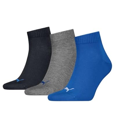 PUMA Unisex Quarter Plain, Calcetines Unisex adulto, Blue Grey Melange, 39-42 | Ya disponible en tu tienda friki favorita! En mundofriki.es!