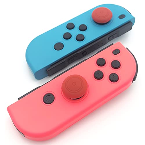 Uushop 4 Colors Silicone Thumb Stick Caps Grip Gamepad Analog Joystick For Nintendo Switch Ns Lite Controller Joy-Con (8 Pieces) #TOP2