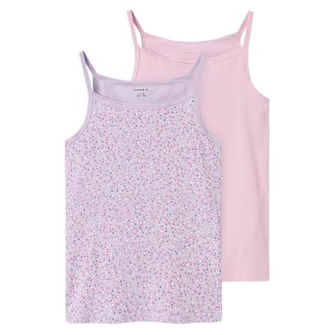 NAME IT Girl's Pastel Lilac Undershirt Cover