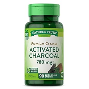 Nature’s Truth Activated Charcoal Capsules | 90 Count | Non-GMO, Gluten Free Pills