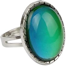 Jude Jewelers Adjustable Color Changing Mood Ring Inspirational Mystique Marble