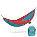 ENO Eagles Nest Outfitters - DoubleNest Hammock, Portable Hammock for Two, Aqua/Red