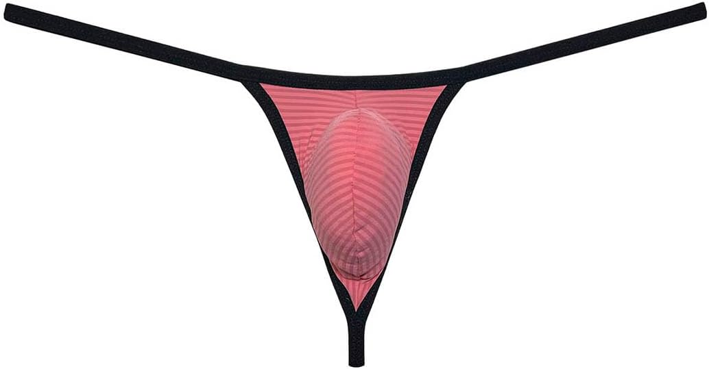 Men G-String Underwear Bulge Pouch T-back Sexy Thongs Jockstraps Low-rise Backless Tangas Soft Underpants