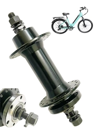 Jfentrwa 36-Hole Aluminum Alloy Front hub with 135mm spacing, disc Brake Compatible, Sealed Bearings, Designed for 20x4.0/26x4.0 Fat tire e-Bikes, Snowmobiles, and Vintage Mountain Bikes.