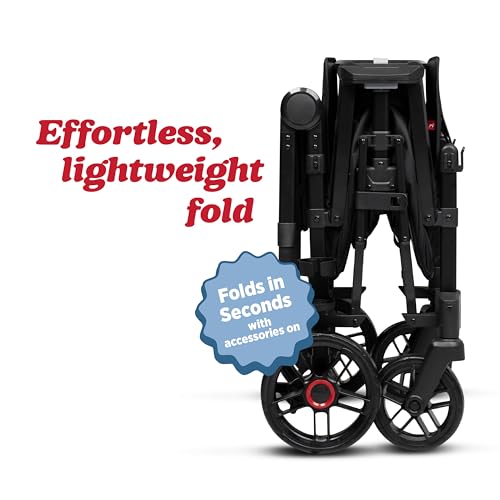 Image of Radio Flyer Voya 2.0 2-Seat Stroller Wagon, for Kids 6+ Months, Lightweight
