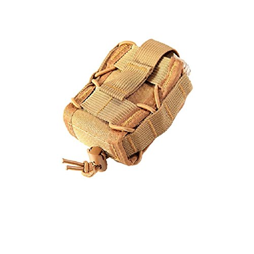 High Speed Gear MOLLE Mounted Handcuff Taco Pouch | Universal Handcuff Holster Fits Chain and Hinged Cuffs (Coyote Brown)