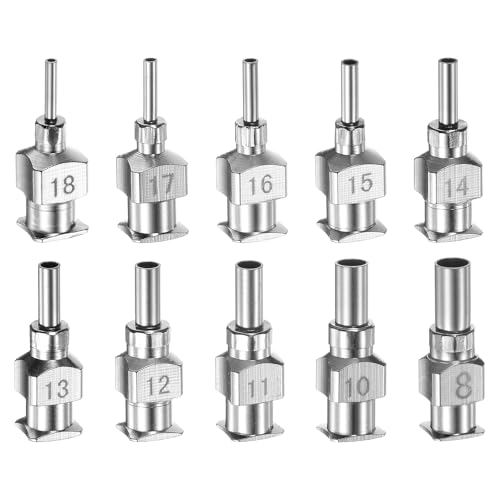 Agujas dispensadoras de acero inoxidable Harfington Luer Lock para tinta y pegamento