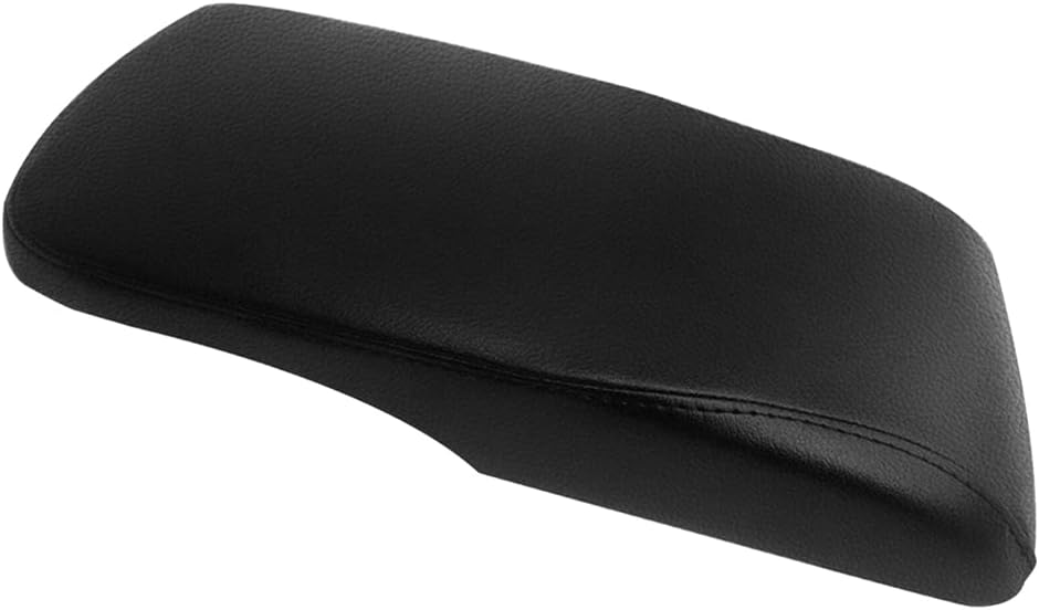 PIT66 Center Console Lid Armrest Cover, Compatible with 2008-2014 Chevy Silverado GMC Sierra/ 07-13 Tahoe Avalanche Yukon(XL), Black, OEM Number 20864151, 20864153, 20864154