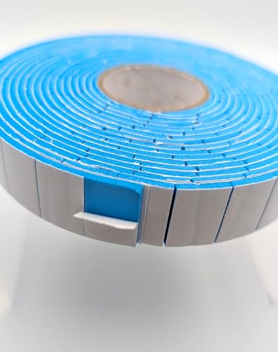 Image of Eva Foam pre Cut Tape Rolls, Double Side Adhesive (Black)