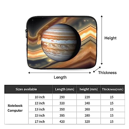 Jupiter Landscape Laptop Sleeve Case 15 Inch Suitable For Notebook Computer Tablet Traveling Carrying Simple Case4