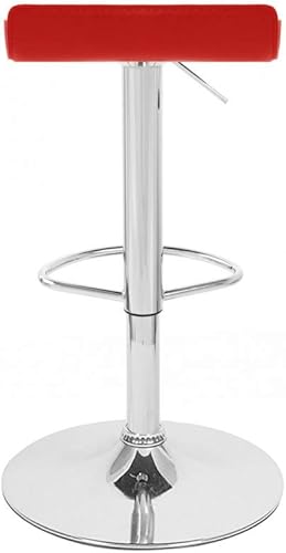 Miniatura 6 de Vandue Modern Home Sigma - Taburete de bar y mostrador de piel sintética contemporánea, altura ajustable, 21 a 32 pulgadas, base cromada y elevador