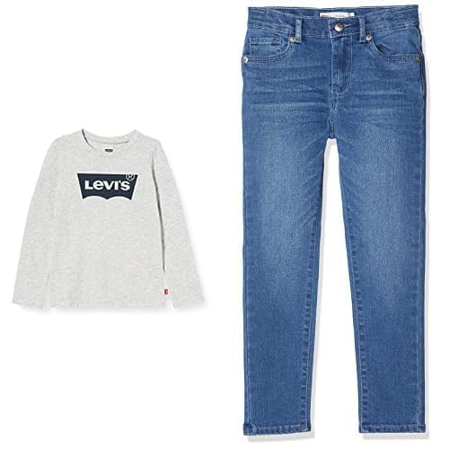 Tee Batwing LVG et Jean Skinny 711 Fille - Ensemble Denim Casual