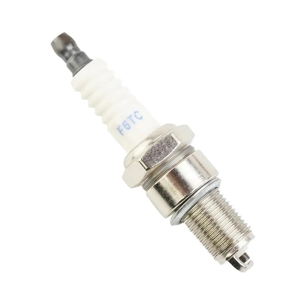 Bougie d'allumage F6TC compatible avec référence BPR6ES pour moteur 4 temps