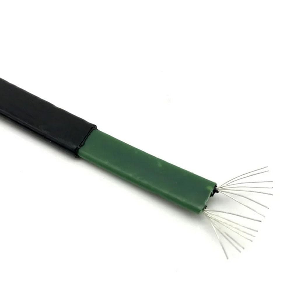 Cinta calefactora autorregulable, cable calefactor anticongelante, 50 m, 20 W/m, traza de calor para tuberías de agua, deshielo de techo, protección contra congelación de drenaje