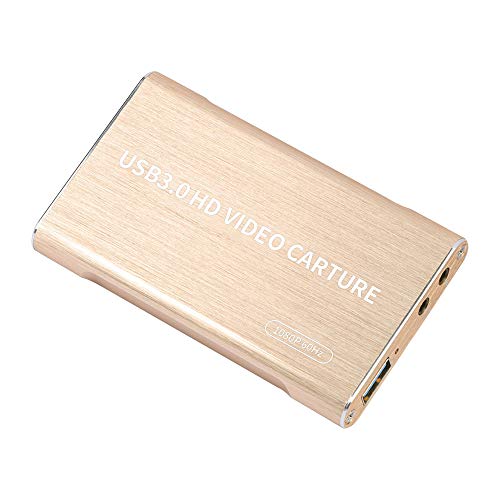 EXVIST 1080P HDMI tarjeta de captura de vídeo W/USB 3.0 HDMI Loop-Out entrada de línea de 3,5 mm y salida de micrófonopara interruptores PS4 Xbox One WIIU para hacer difusión a través de OBS PotPlayer Cover