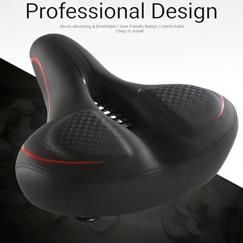 Selle vélo électrique surdimensionnée imperméable et ergonomique - 4