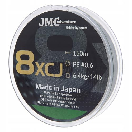 PLW JAPO JMC ADVENTURE Japońska plecionka PE 0.6 150 m 6.4 kg