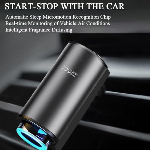 Smart Car Air Freshener Diffuser, Aromatizante para Carro Inteligente Intelligent Car Aroma (Ocean3pcs Oils)