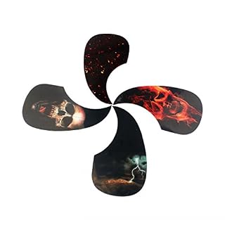 Alnicov Lot de 4 pickguard autocollants universels pour guitare acoustique folk - Les Beatles, Paul McCartney, John Lennon, RIngo Starr, George Harrison